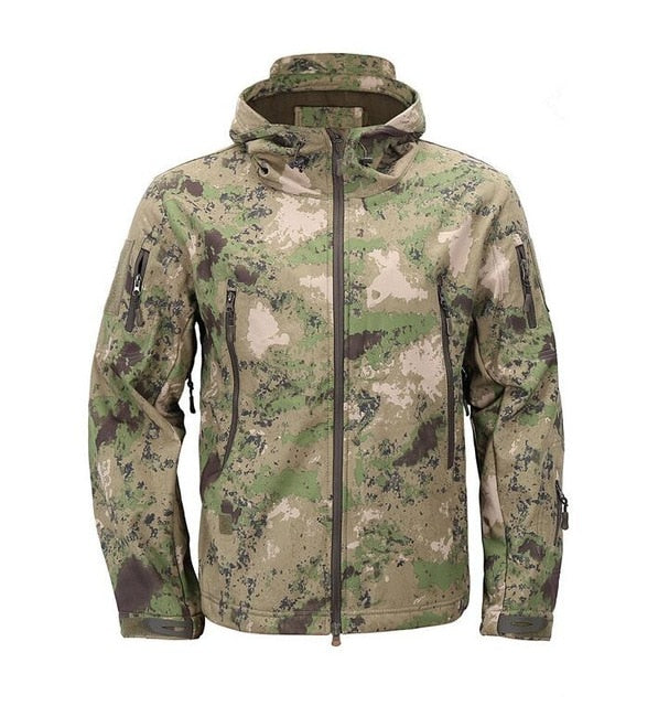 Outdoor Shark Skin Soft Shell Military Kryptek Multicam Tactical Windbreak  Jacket Pants Suits Coat Hunting Camouflage Clothing
